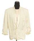 MIAMI VICE (TV) - James Crockett (Don Johnson) white tuxedo style jacket and Henley t-shirt