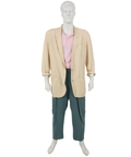 MIAMI VICE (TV) - James Crockett (Don Johnson) white jacket, t-shirt and pants