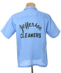 THE JEFFERSONS - George Jefferson (Sherman Hemsley) Blue Bowling Shirt